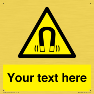 Custom Magnetic Field Sign